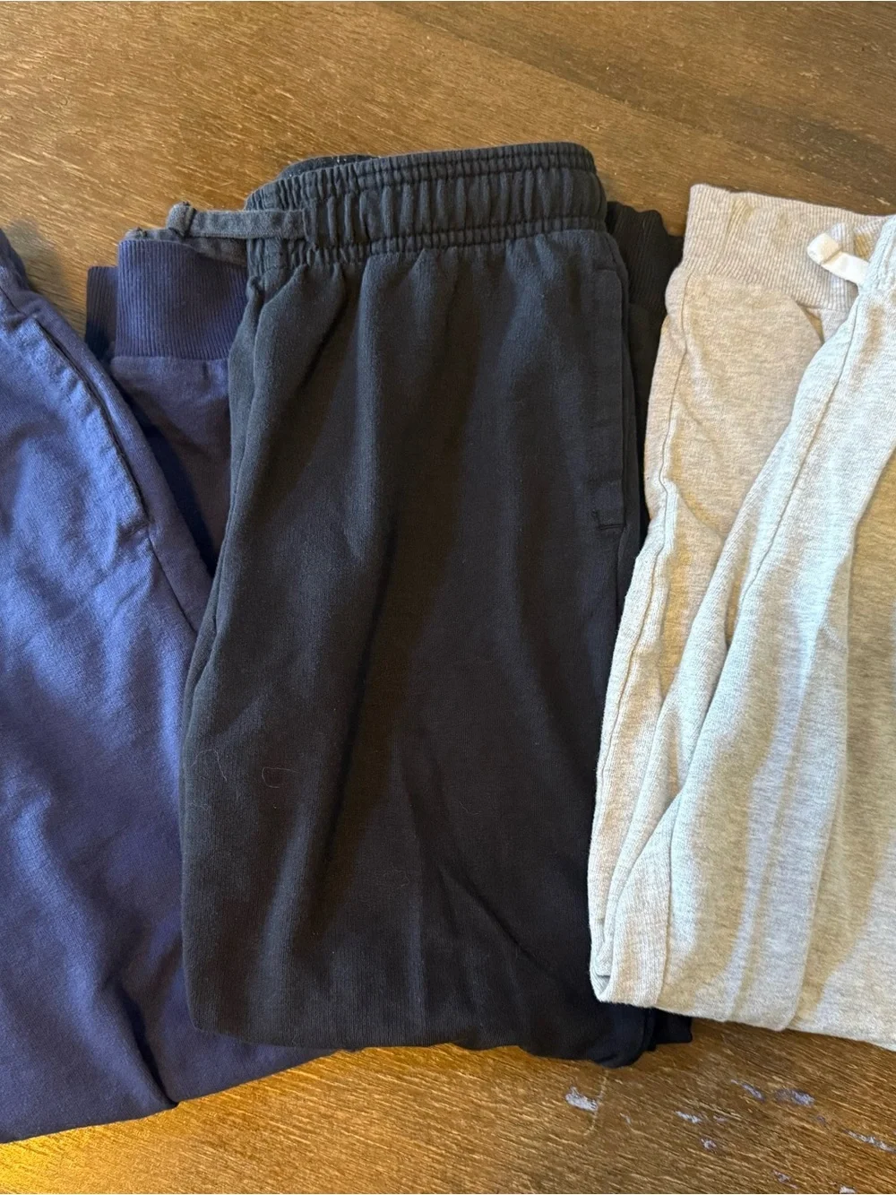 Carter's Boy’s Jogger Sweatpants Size 10 Lot Of 3 Pairs Black Gray Blue